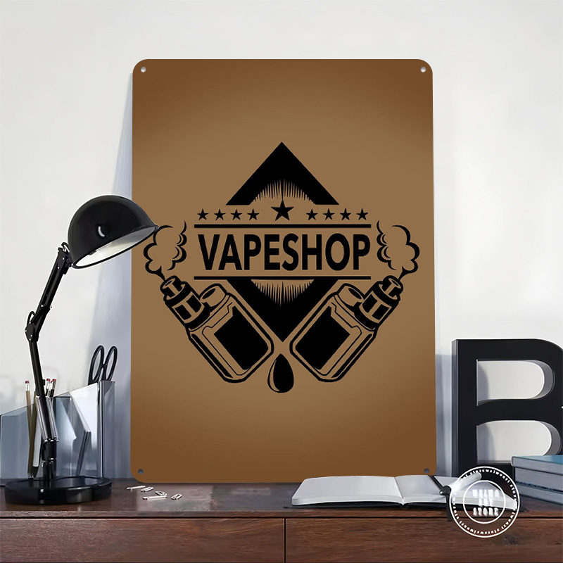 Логотип магазина Vape, жестяны – обзор и цена Vaping Shop